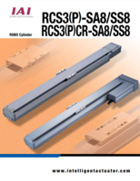 IAI RCS3(P) CATALOG RCS3(P)-SA8/SS8 & RCS3(P)CR-SA8/SS8 SERIES